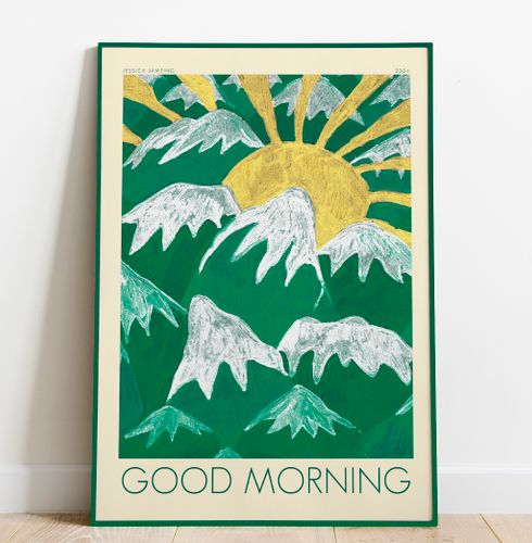 Good Morning  – Samoa Green –  Poster av Jessica Jämting