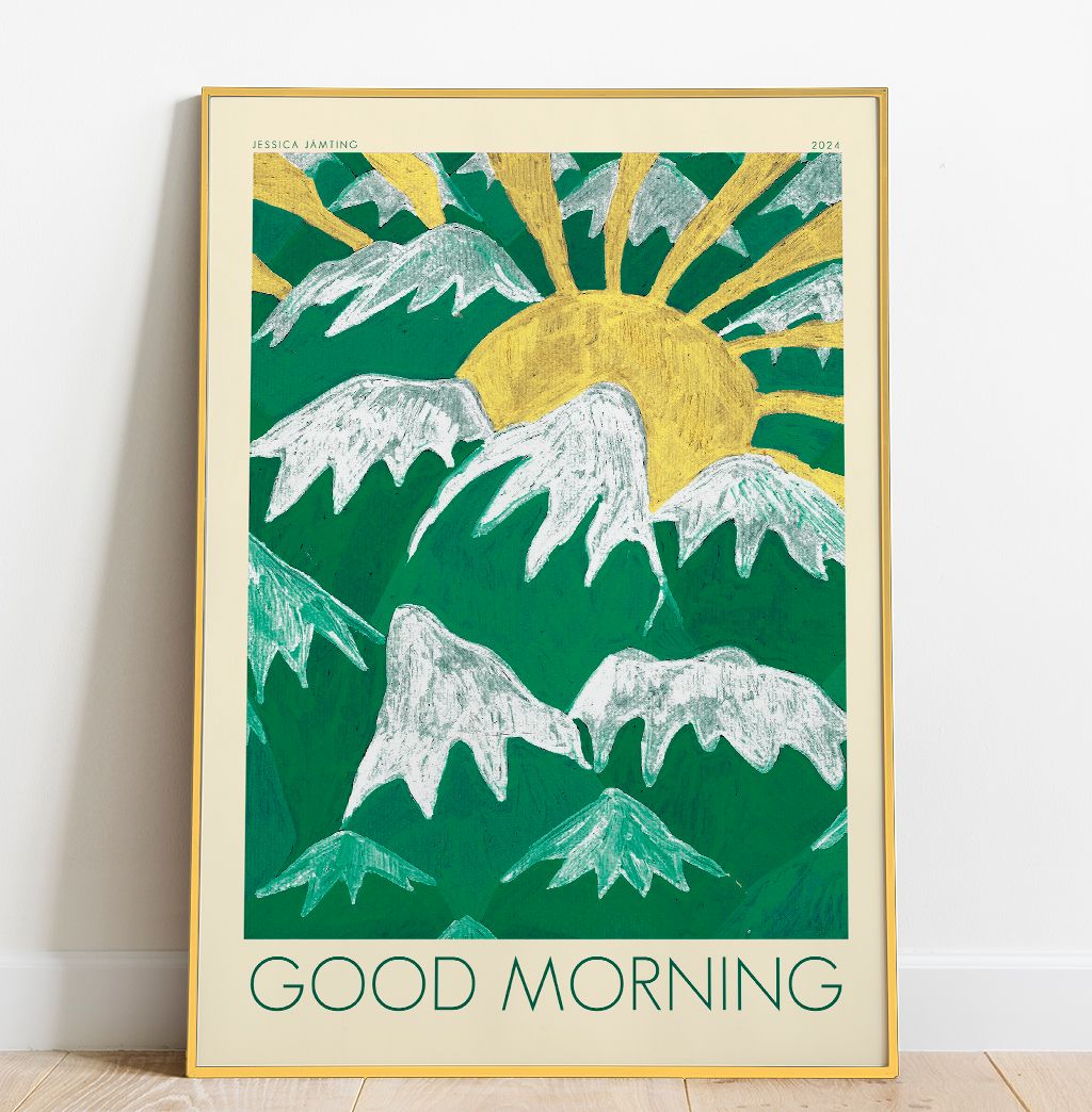 Good Morning  – Samoa Green –  Poster av Jessica Jämting