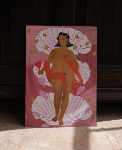 Venus, romerska mytologins kärleksgudinna – Print
