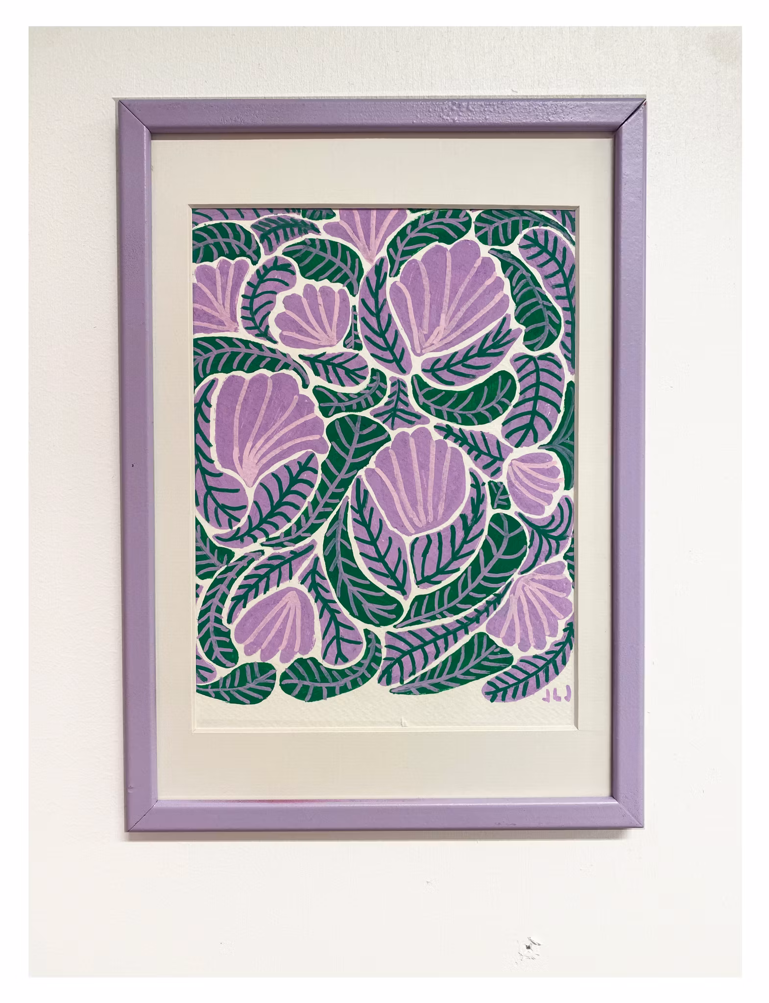 Flowers in Bloom nr 2 - Originalmålning av Jessica Jämting