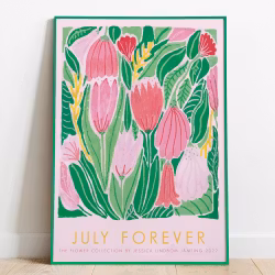 July Forever  - Poster av Jessica Jämting