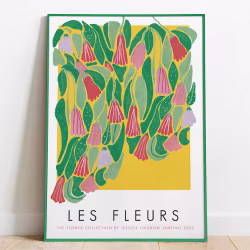 Les Fleurs - Poster av Jessica Jämting