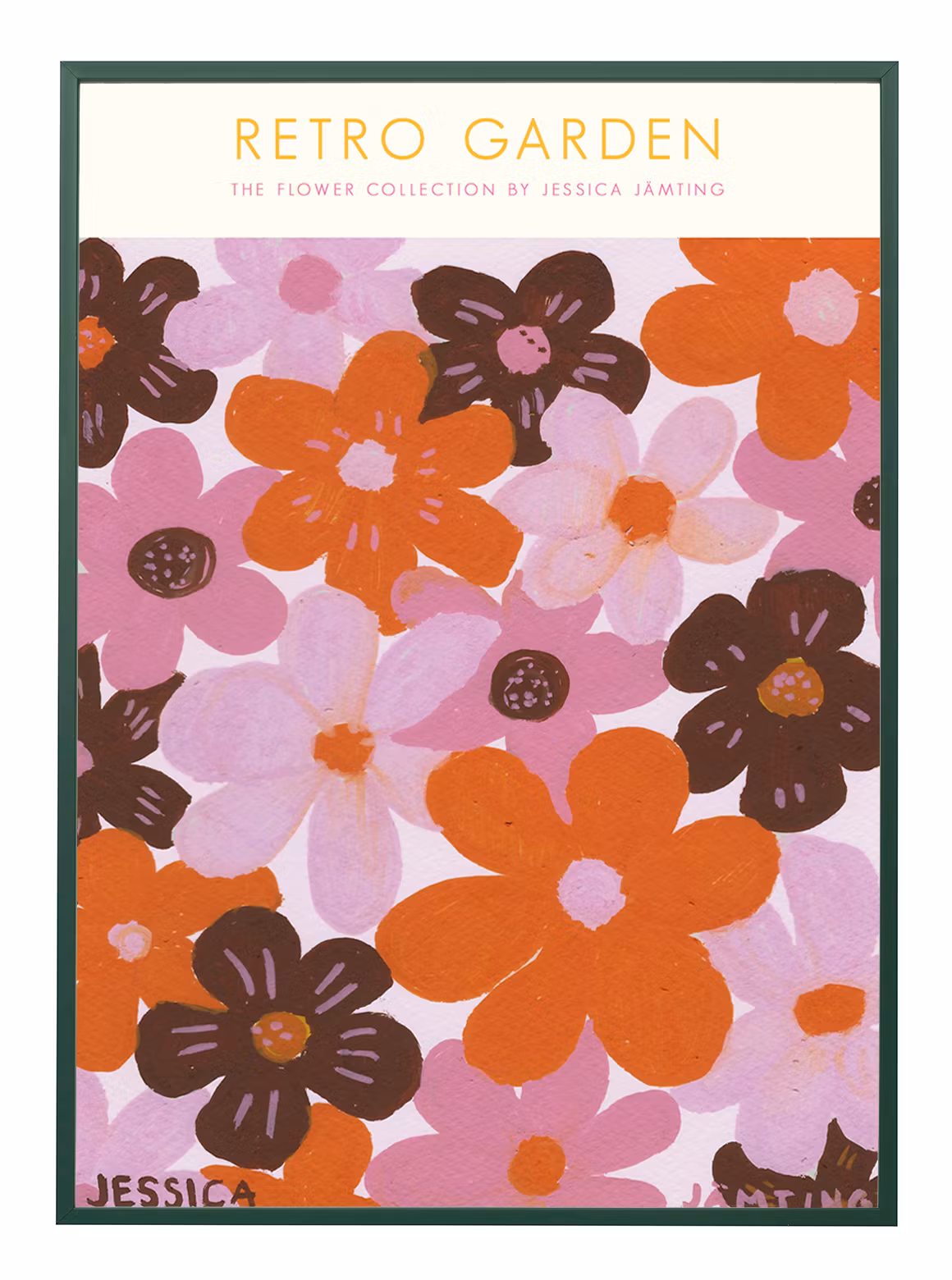 Retro Garden  - Poster av Jessica Jämting
