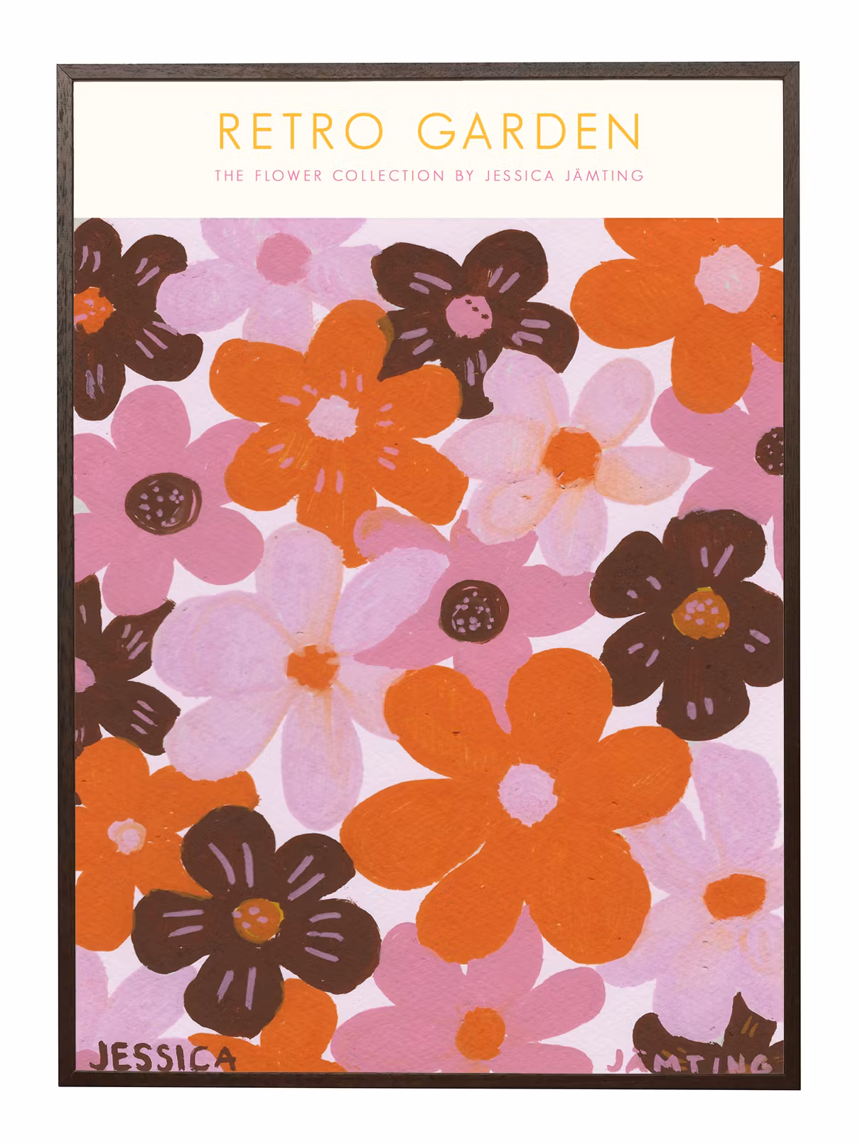 Retro Garden  - Poster av Jessica Jämting