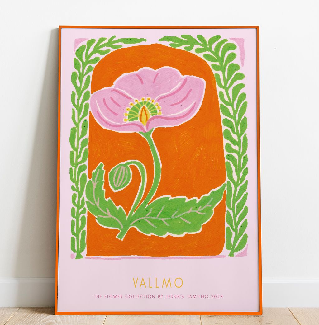 Vallmo - Poster av Jessica Jämting