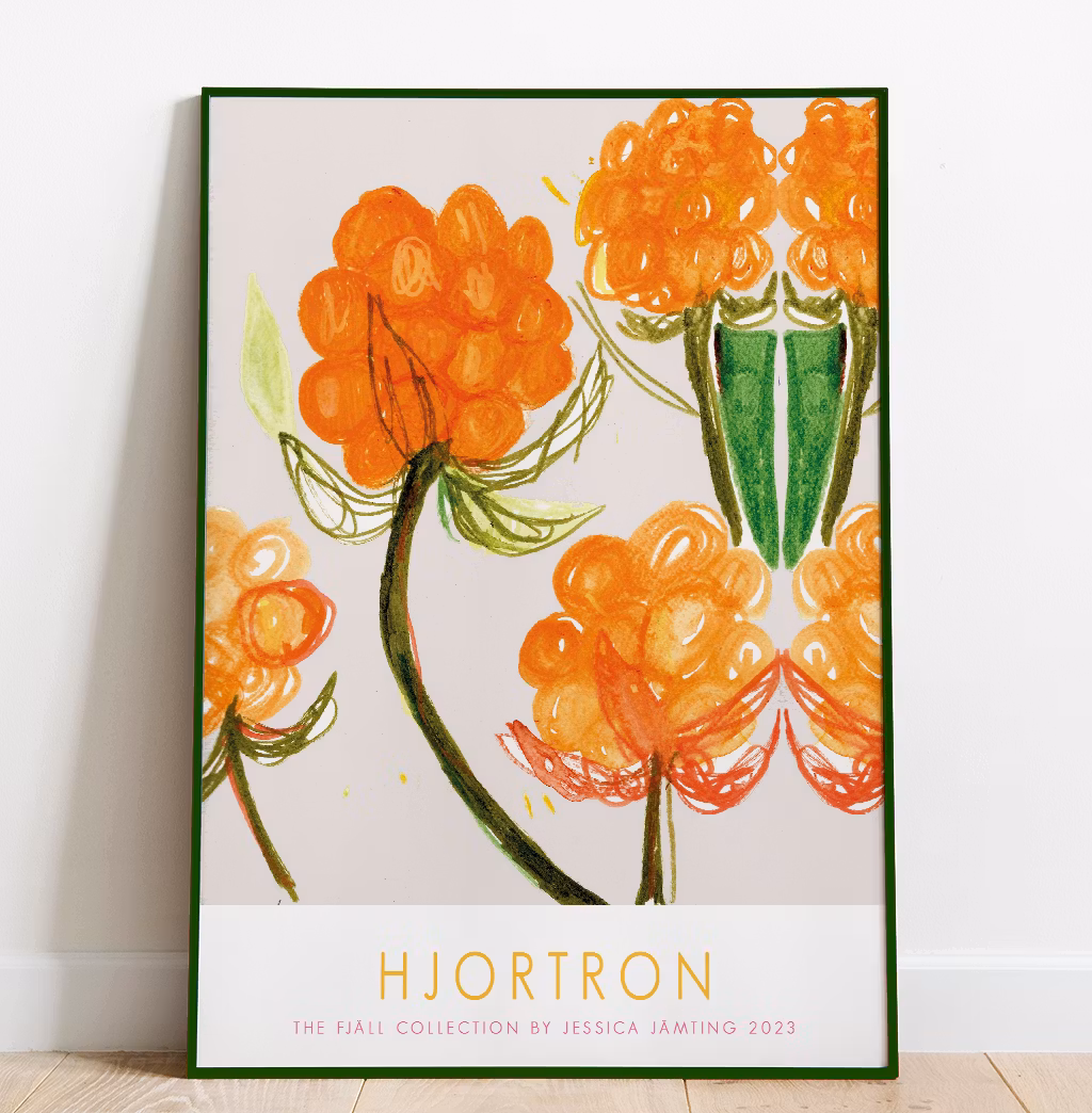 Hjortron - Poster av Jessica Jämting
