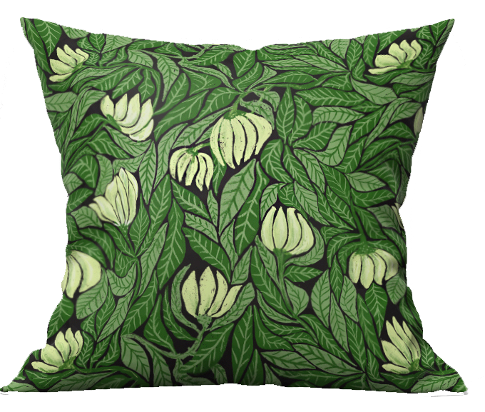 Vildvuxen - Kuddfodral 50x50 cm  – Ekologisk bomull