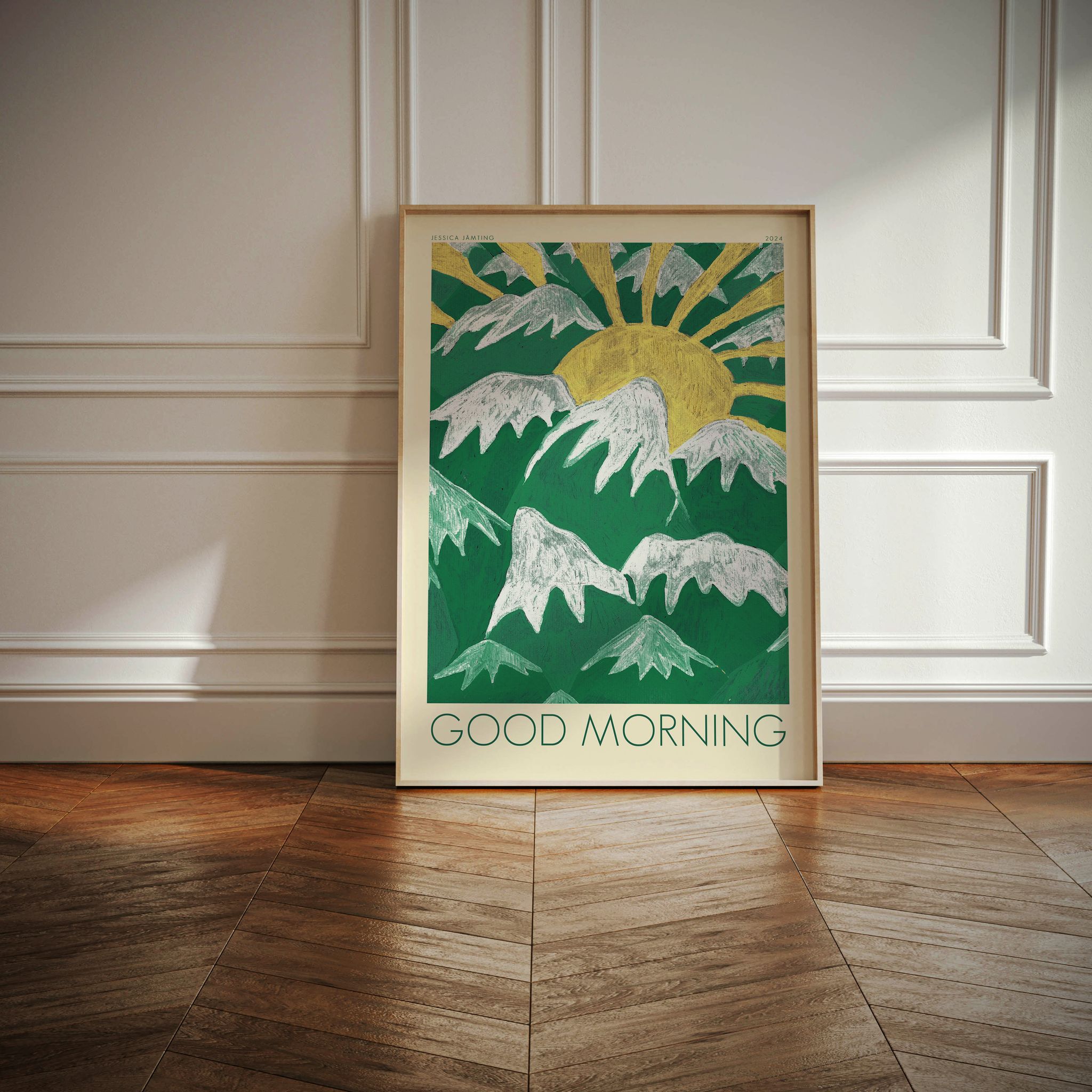 Good Morning  – Samoa Green –  Poster av Jessica Jämting
