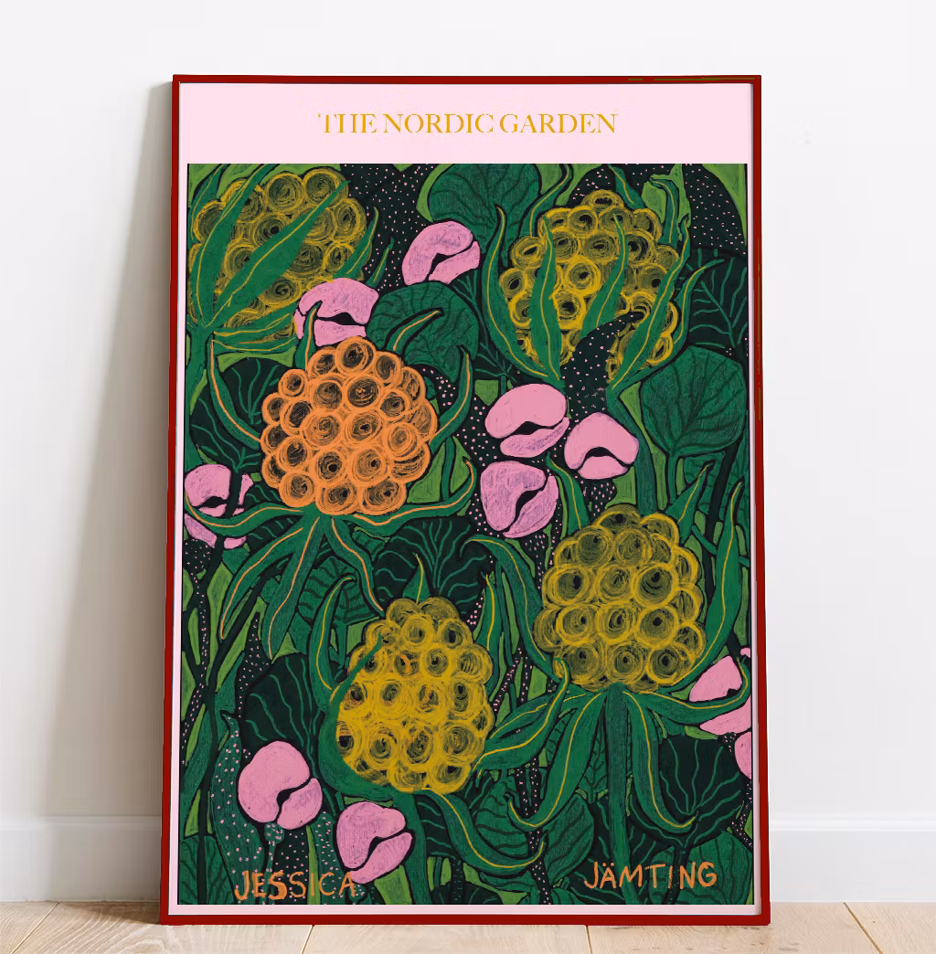 The Nordic Garden  –  Poster by Jessica Jämting