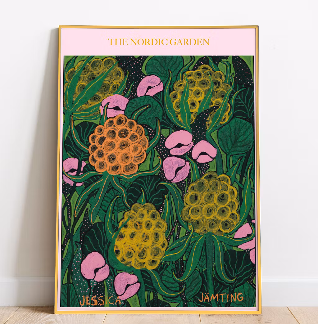 The Nordic Garden  –  Poster by Jessica Jämting