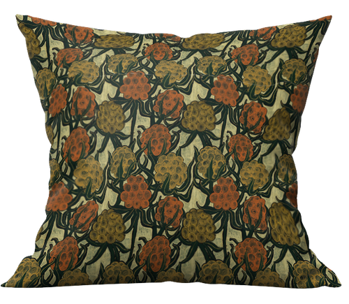 Cloudberries II - Kuddfodral 50x50 cm  – Ekologisk bomull