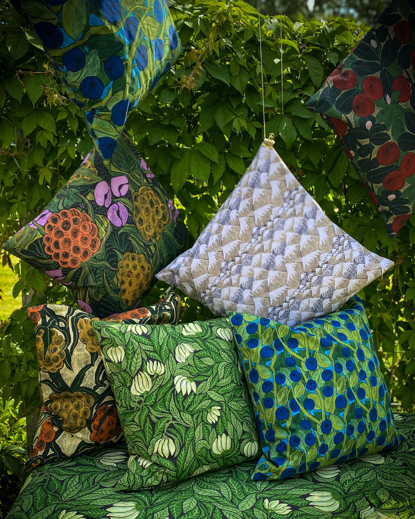 Vildvuxen - Kuddfodral 50x50 cm  – Ekologisk bomull