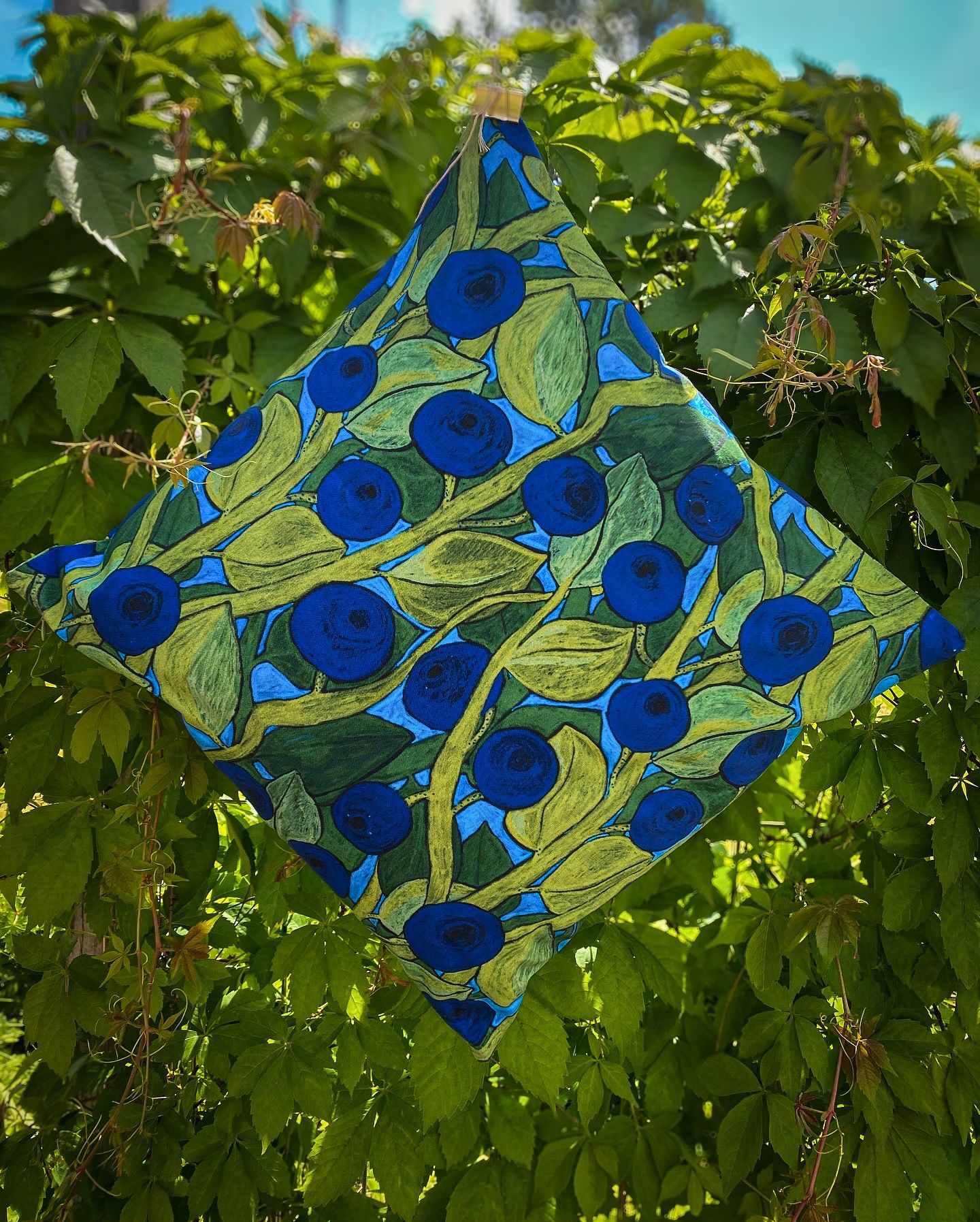 Bär mig - Kuddfodral 50x50 cm  – Ekologisk bomull