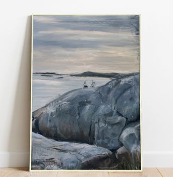 Kvällsdopp  –  Poster by Jessica Jämting