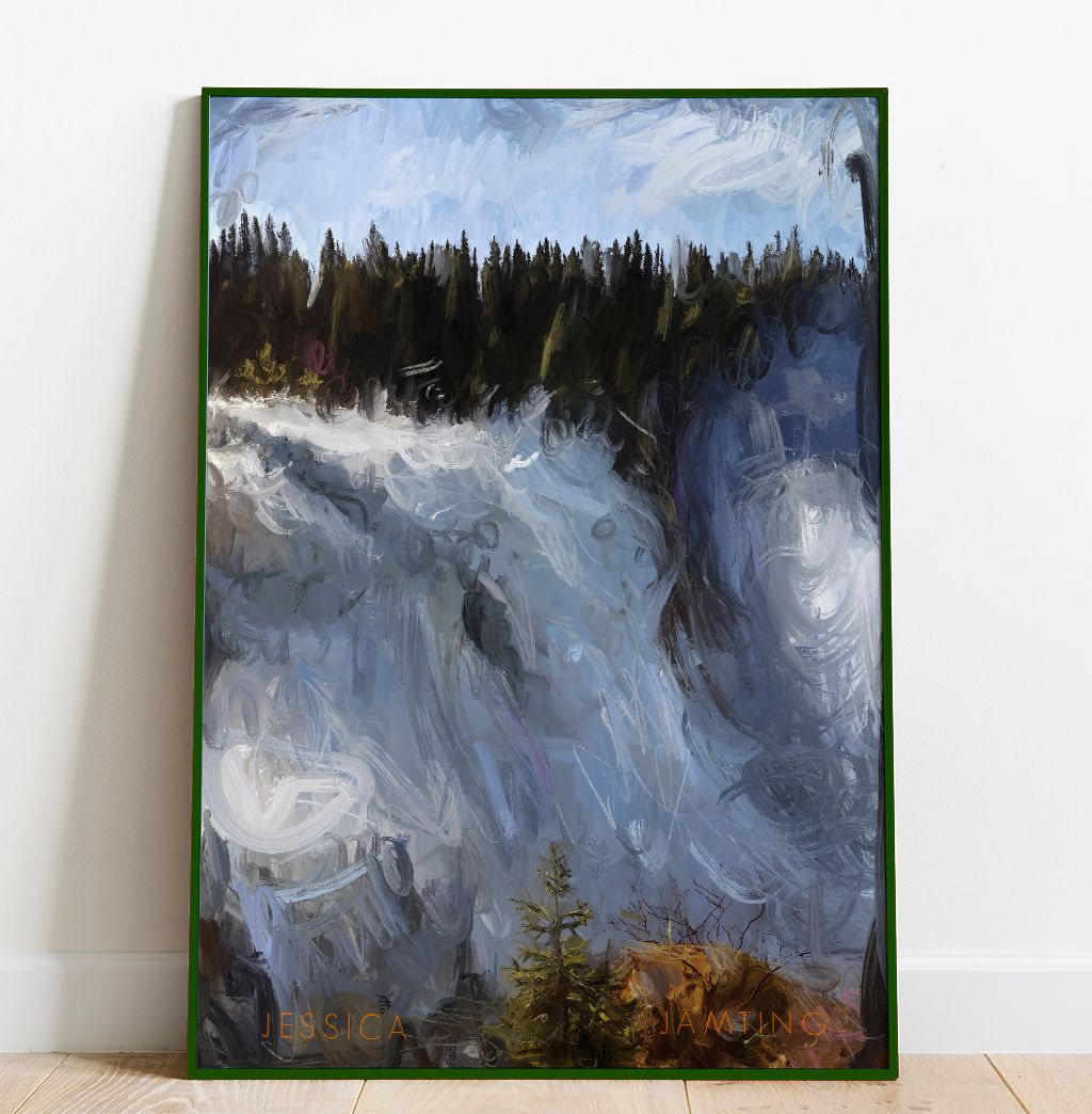 Forsen 50x70 - Fine Art Print - signerad & numrerad 3/3