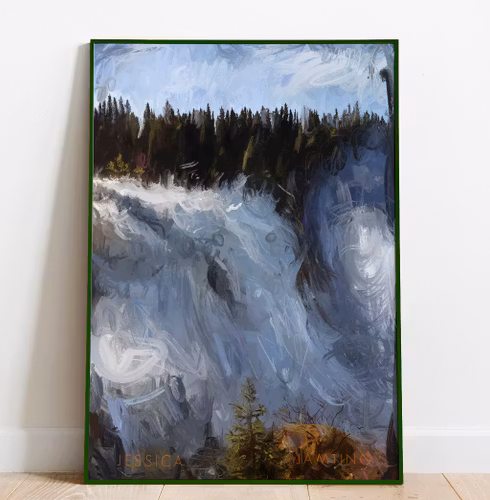 Forsen 50x70 - Fine Art Print - signerad & numrerad 3/3