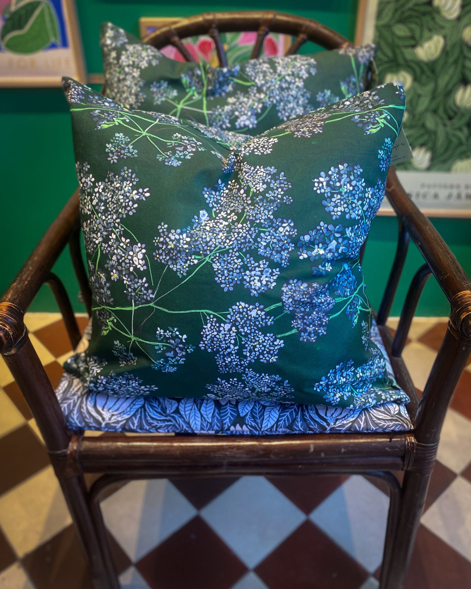Hundkäx  - Kuddfodral 50x50 cm  – Ekologisk bomull