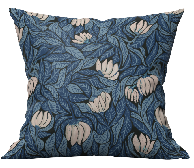 Vildvuxen Hav - Kuddfodral 50x50 cm  – Ekologisk bomull