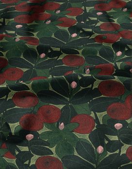 Lingonberries Bordsduk 140x200 cm – Ekologisk bomull
