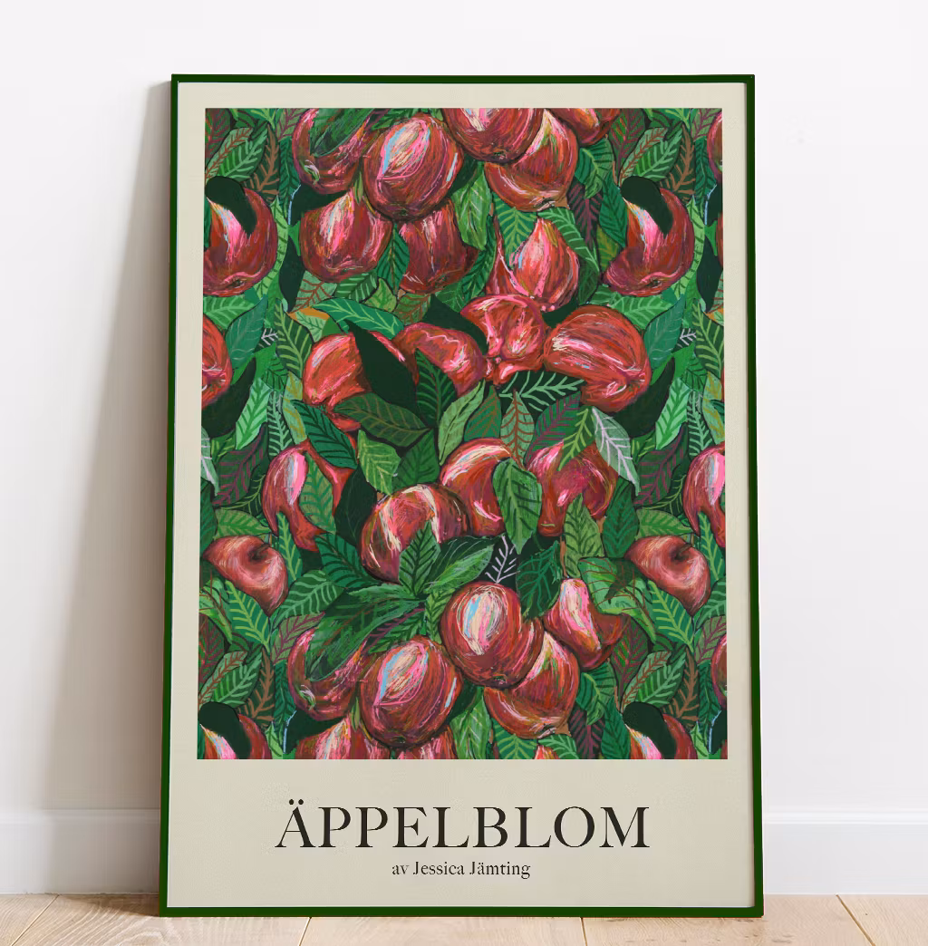 Äppelblom  –  Poster by Jessica Jämting