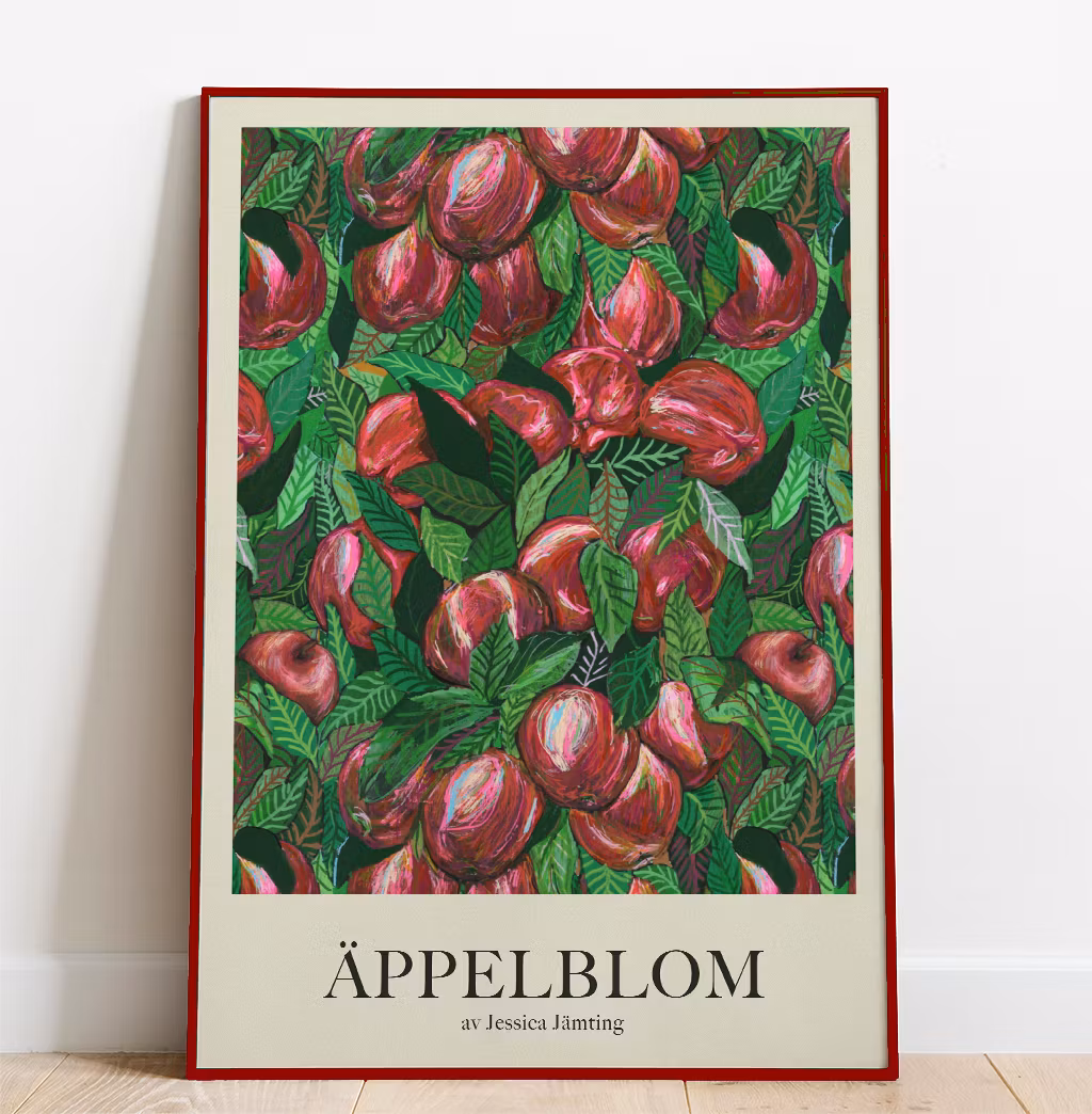 Äppelblom  –  Poster by Jessica Jämting