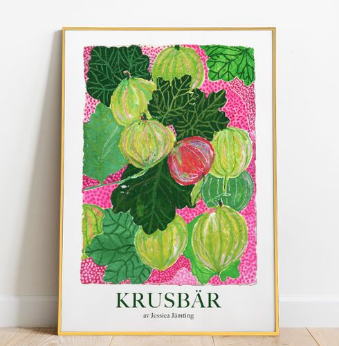 Krusbär  –  Poster by Jessica Jämting