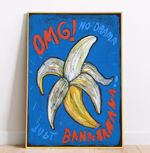OMG! No Drama Just Bananana – Poster av Jessica Jämting