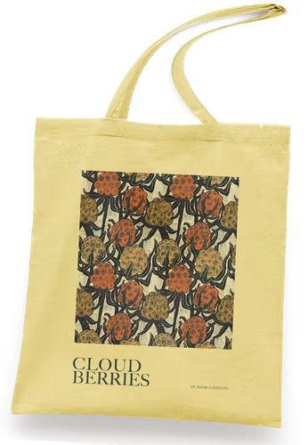 Cloudberries - Tote Bag by Jessica Jämting