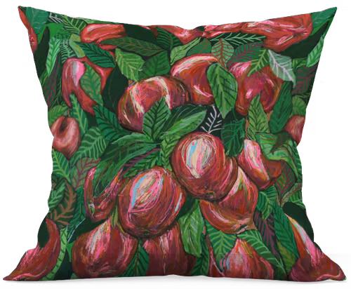 Äppelblom - Kuddfodral 50x50 cm - Ekologisk Bomull