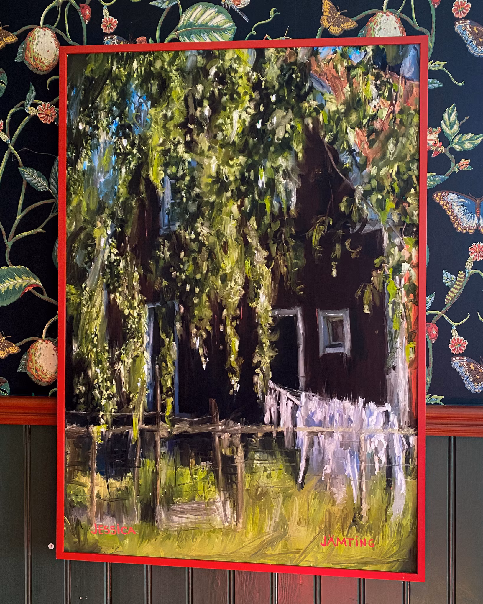 Mina Somras Hus - Originalmålning 70x100cm av Jessica Jämting