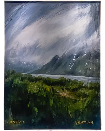 Lofoten - Originalmålning 70x94 cm av Jessica Jämting