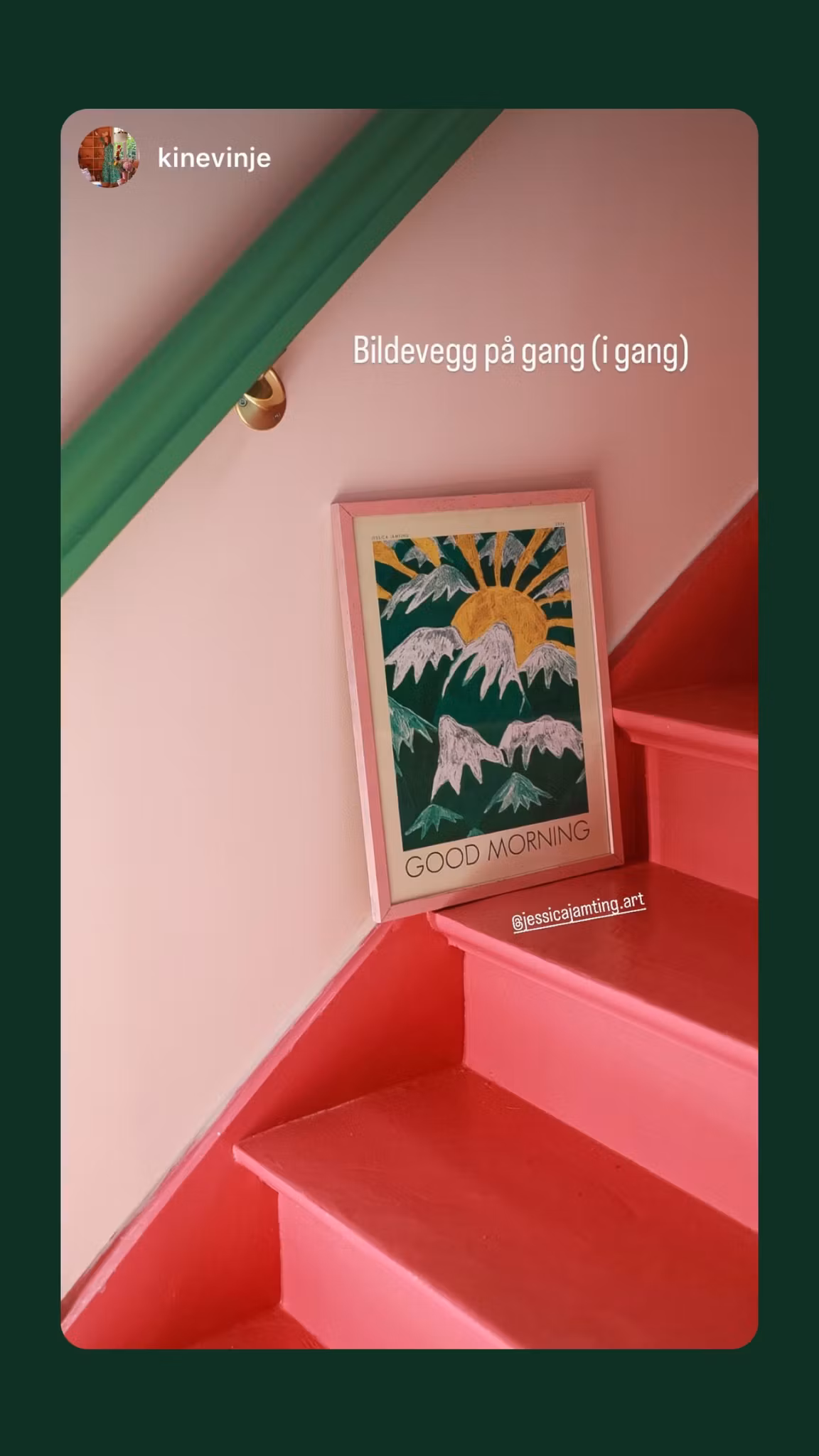 Good Morning  – Samoa Green –  Poster av Jessica Jämting