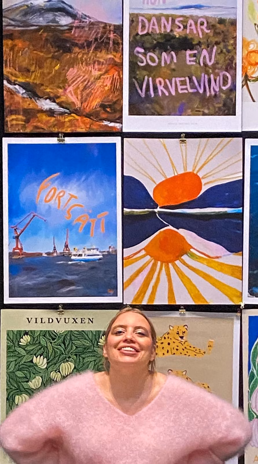 Fortsätt –  Poster av Jessica Jämting