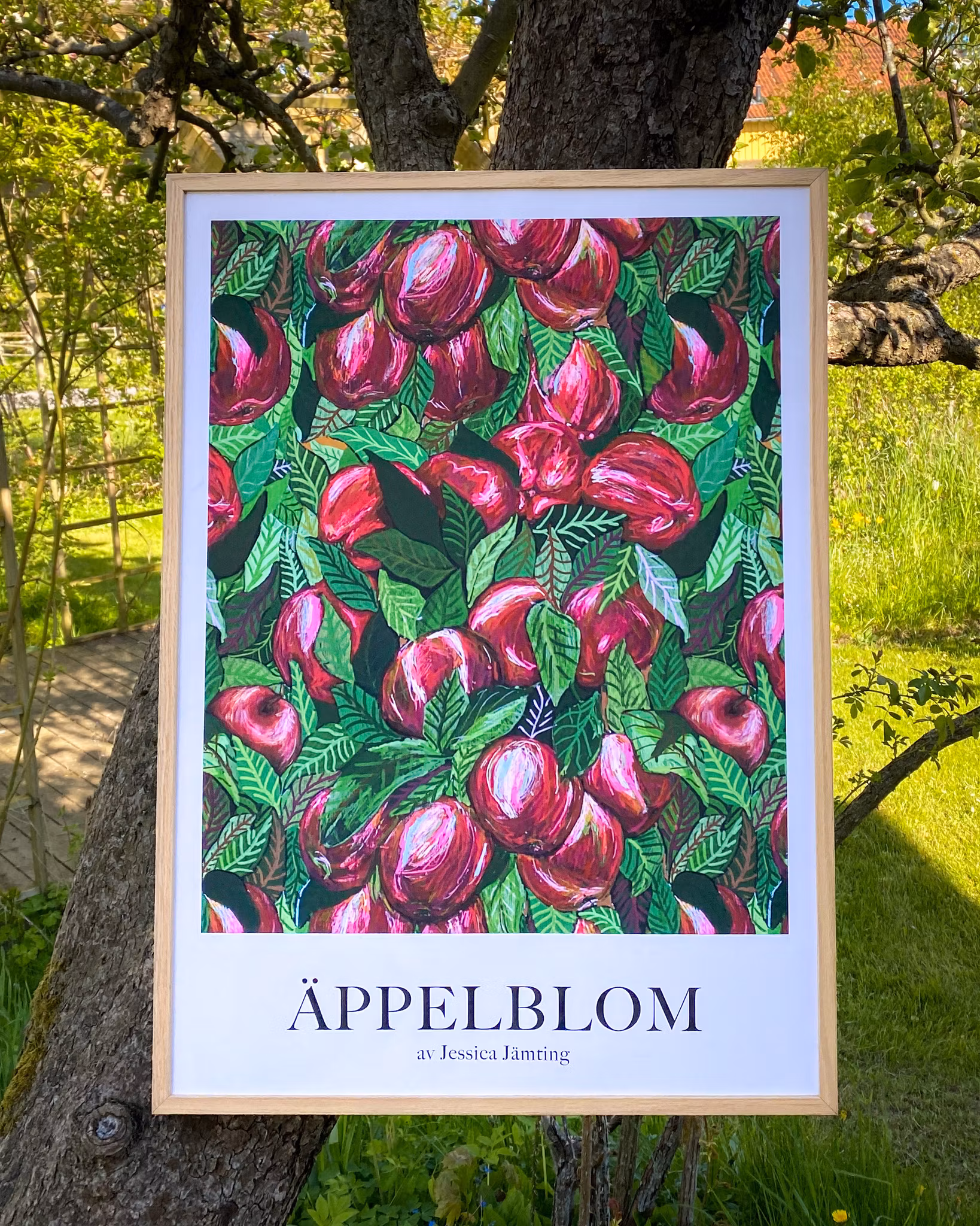Äppelblom  –  Poster by Jessica Jämting