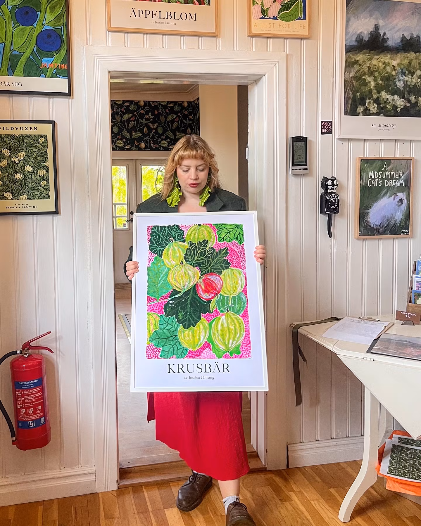 Krusbär  –  Poster by Jessica Jämting