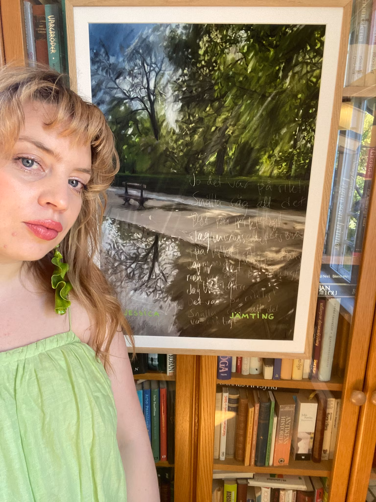 På Riktigt – Pintura original de Jessica Jämting