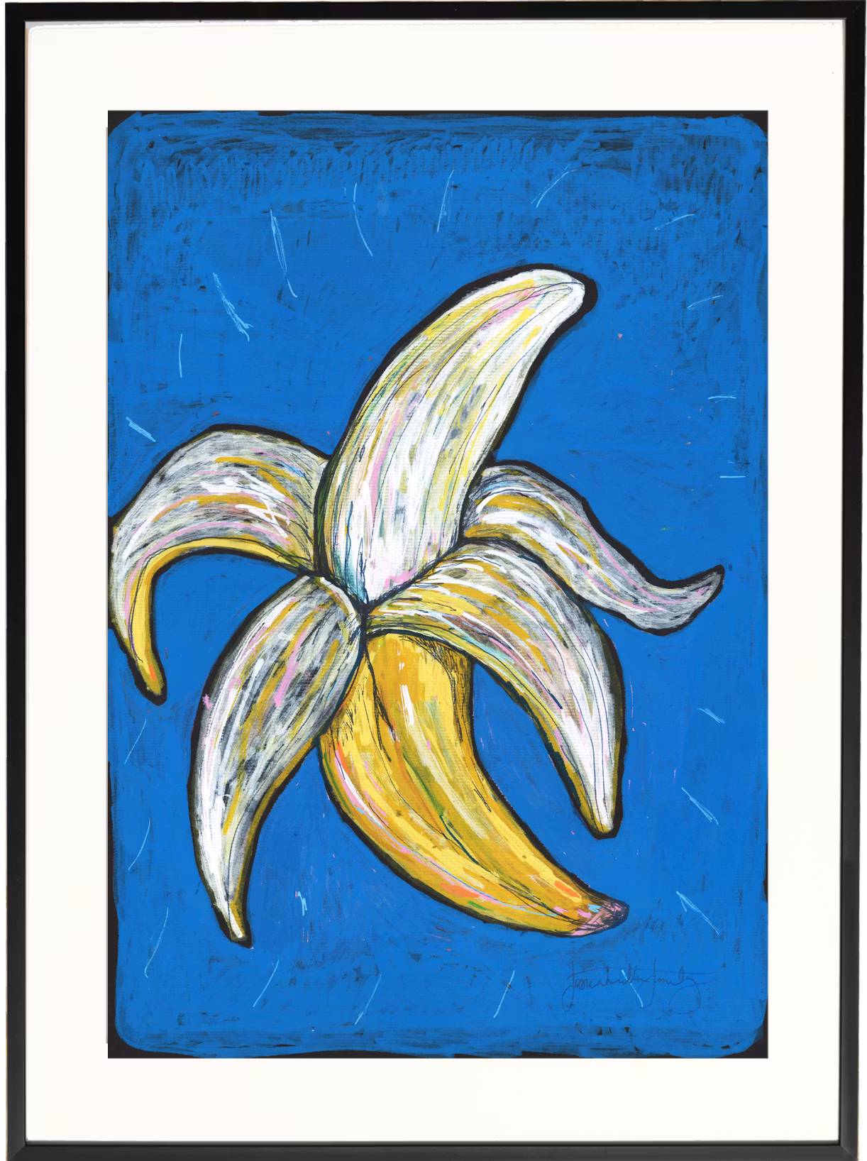 Bananen - Originalmålning av Jessica Jämting
