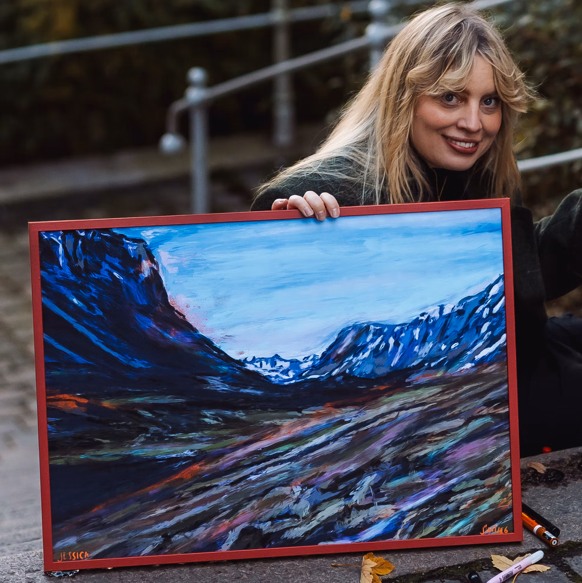 Vidare - Horizontal poster by Jessica Jämting