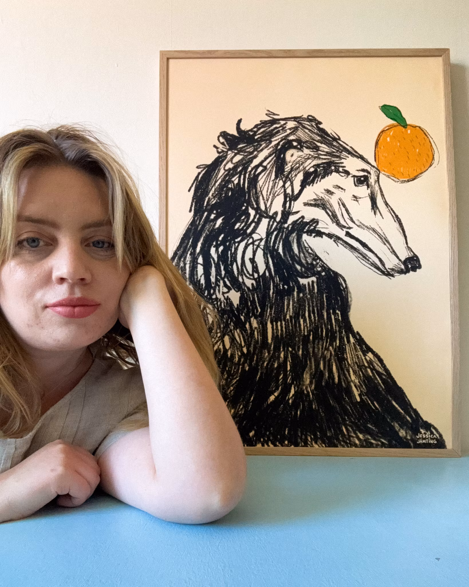 Hund  –  Poster by Jessica Jämting