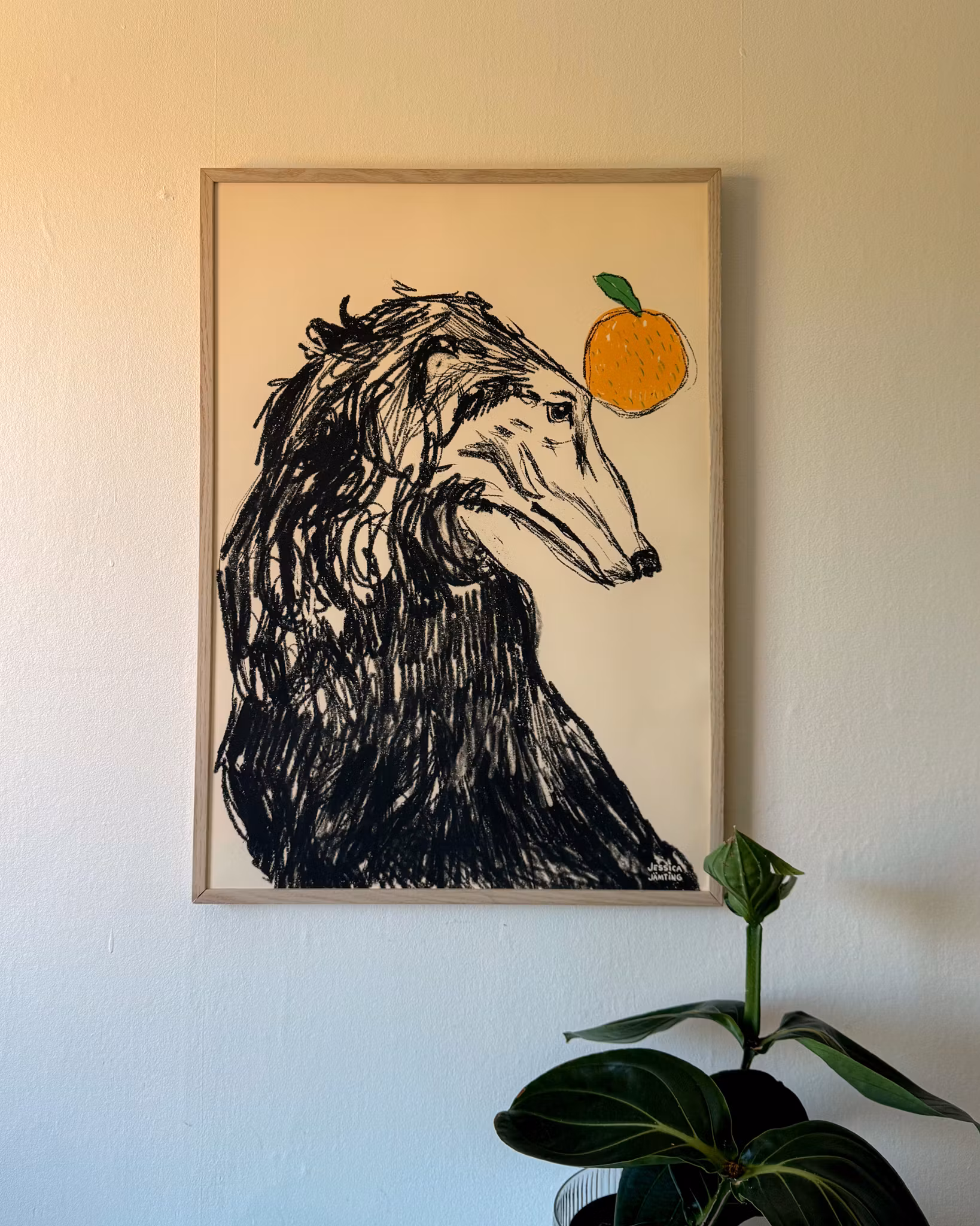 Hund  –  Poster by Jessica Jämting