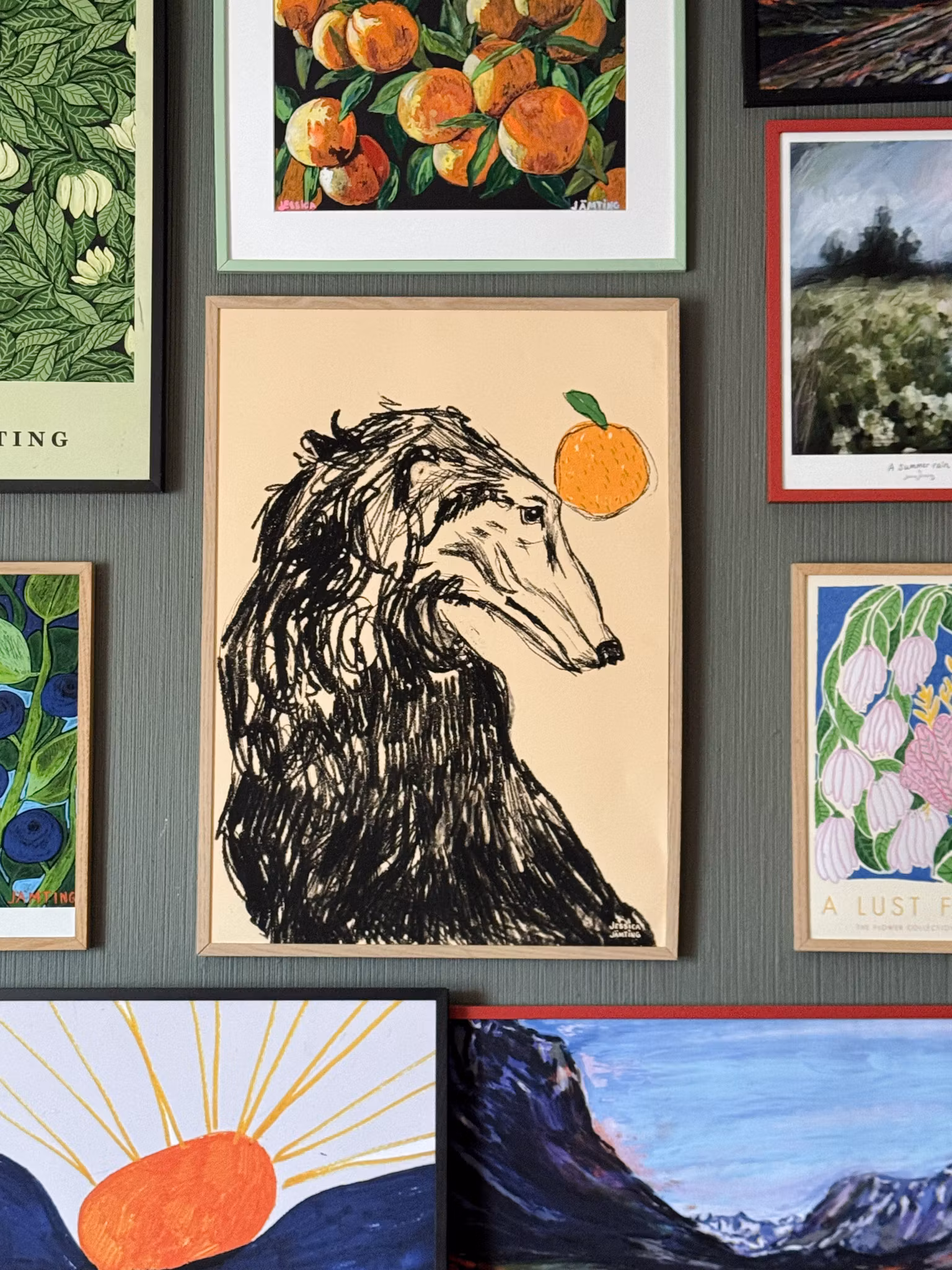 Hund  –  Poster by Jessica Jämting