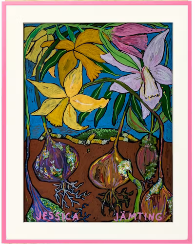 Daffodils - Originalmålning av Jessica Jämting 40x50 cm