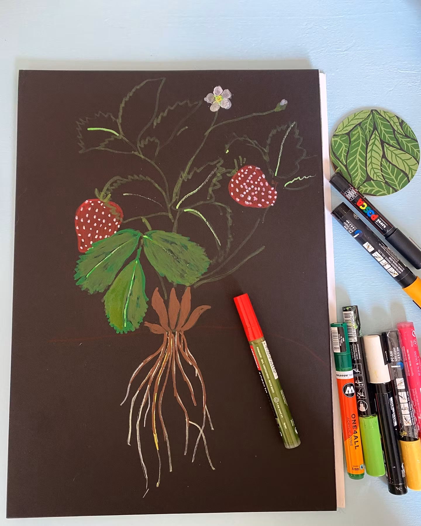 Ringen - Originalmålning av Jessica Jämting 40x50 cm