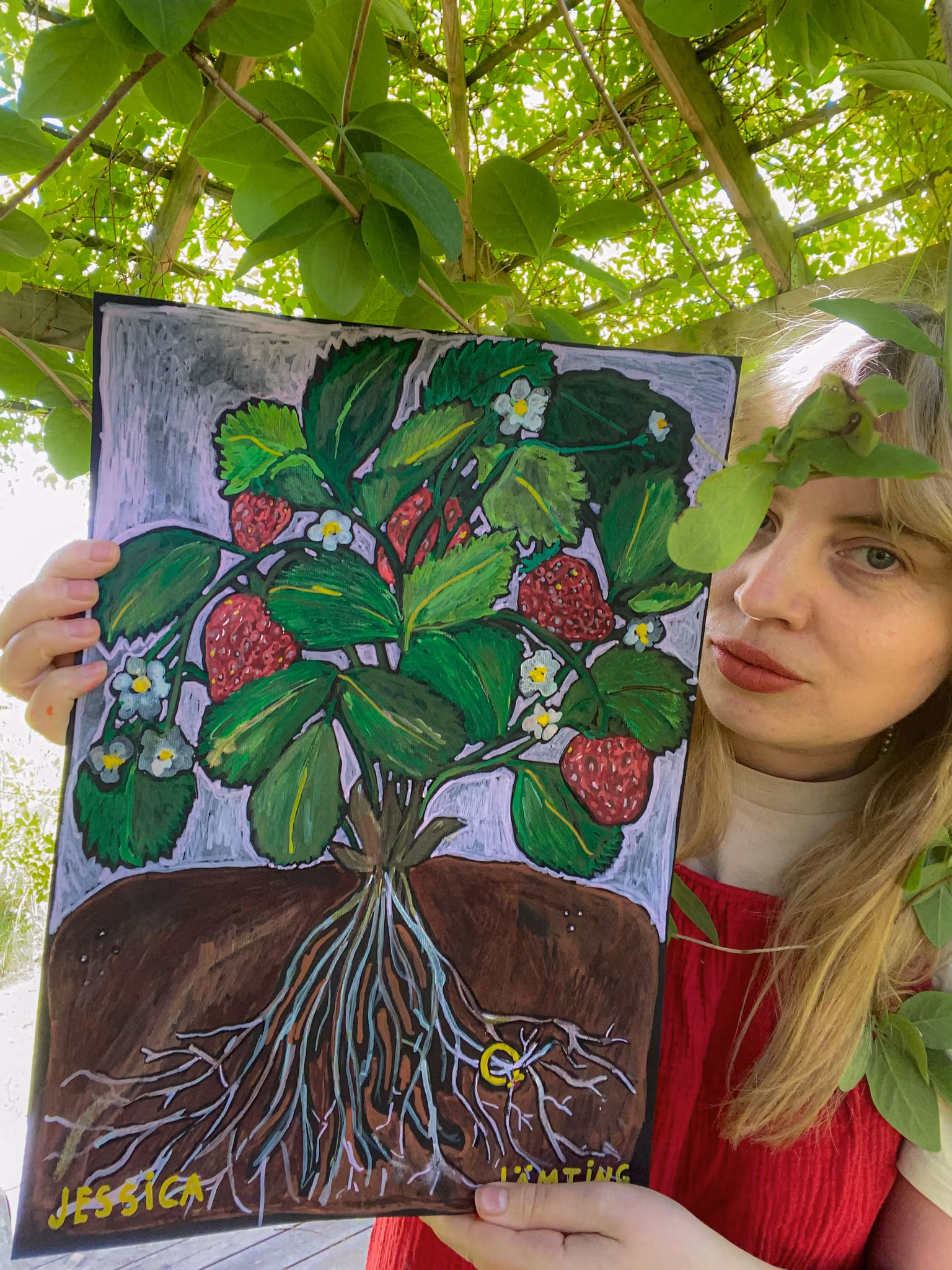 Ringen - Originalmålning av Jessica Jämting 40x50 cm