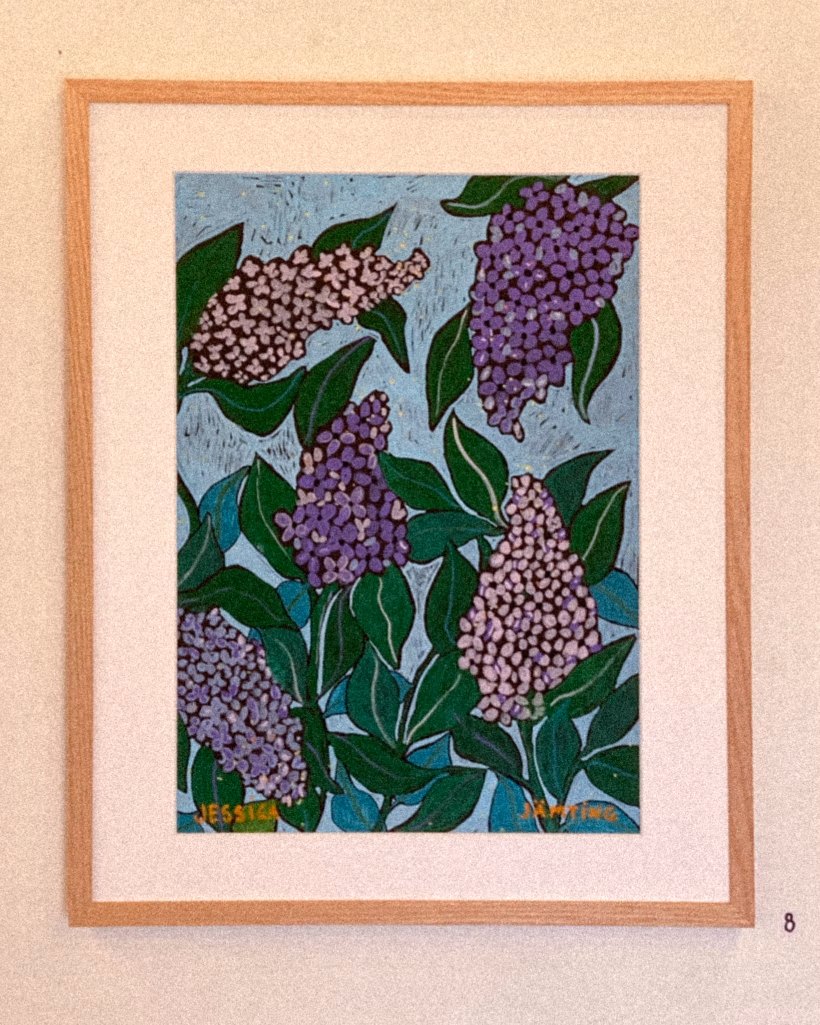 Syrener - Originalmålning av Jessica Jämting 40x50 cm