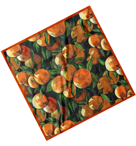 Orange Garden – Scarf av Jessica Jämting