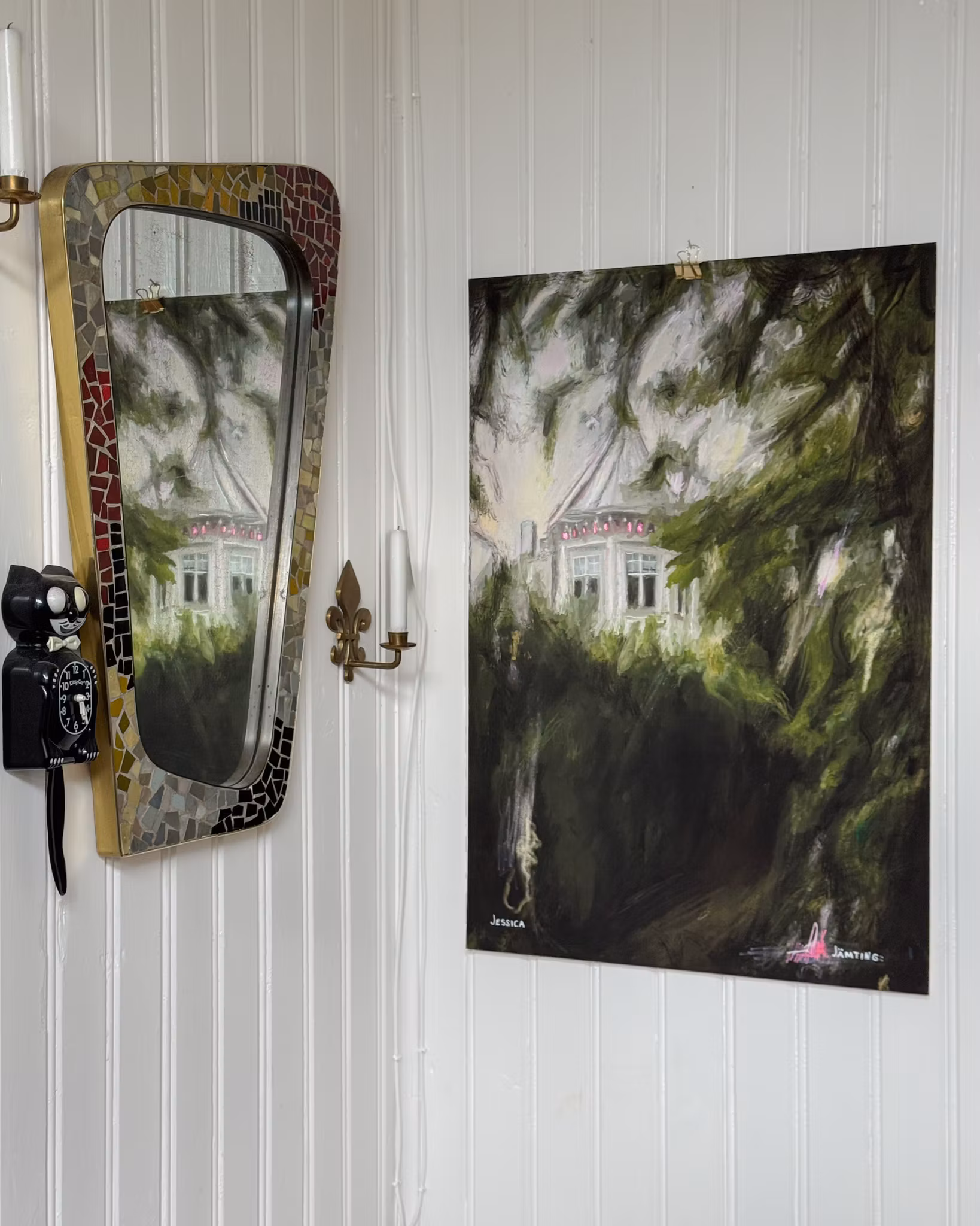 Snickarglädje - Originalmålning av Jessica Jämting 60x85 cm