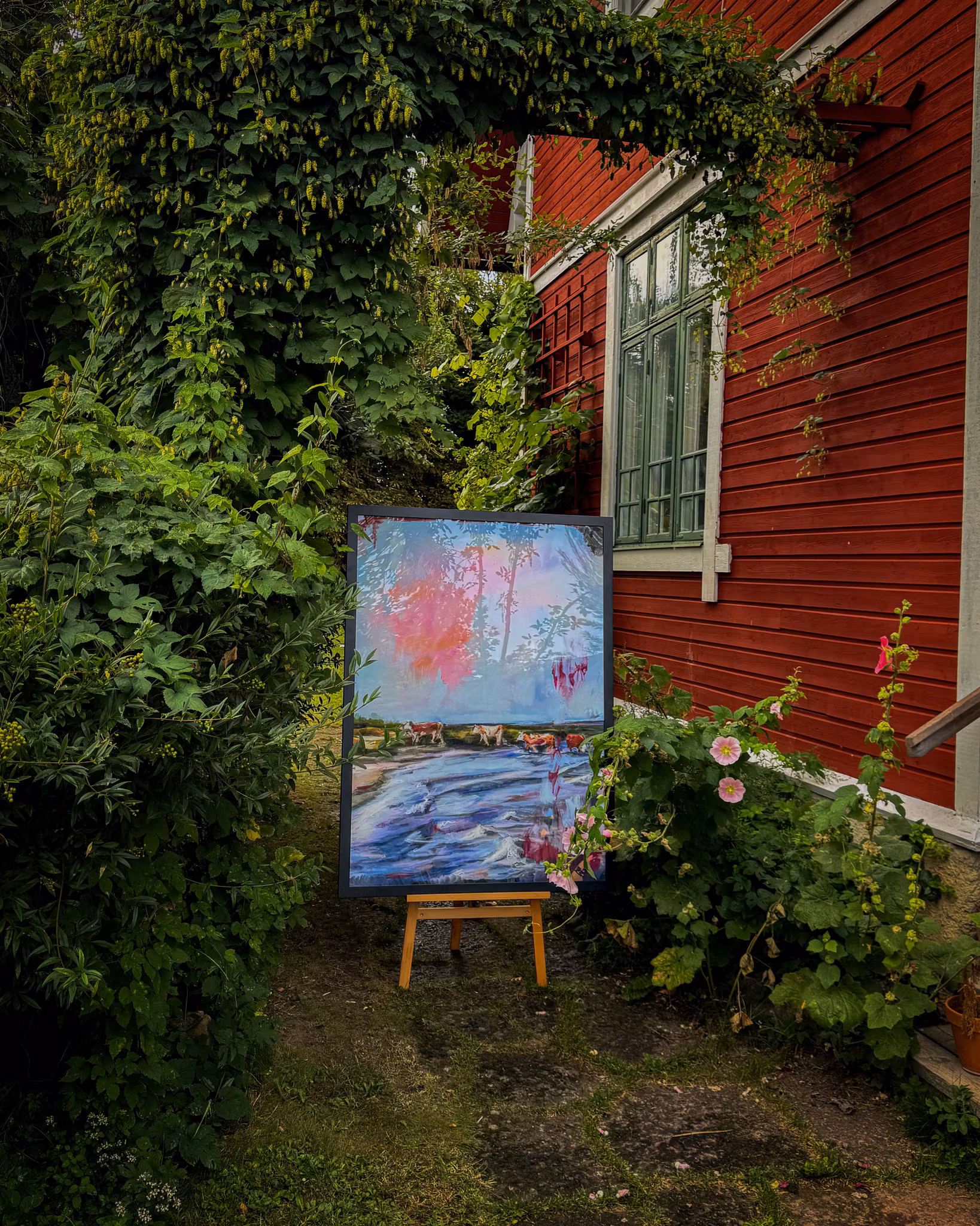 Kossorna  - Originalmålning av Jessica Jämting 100x140 cm