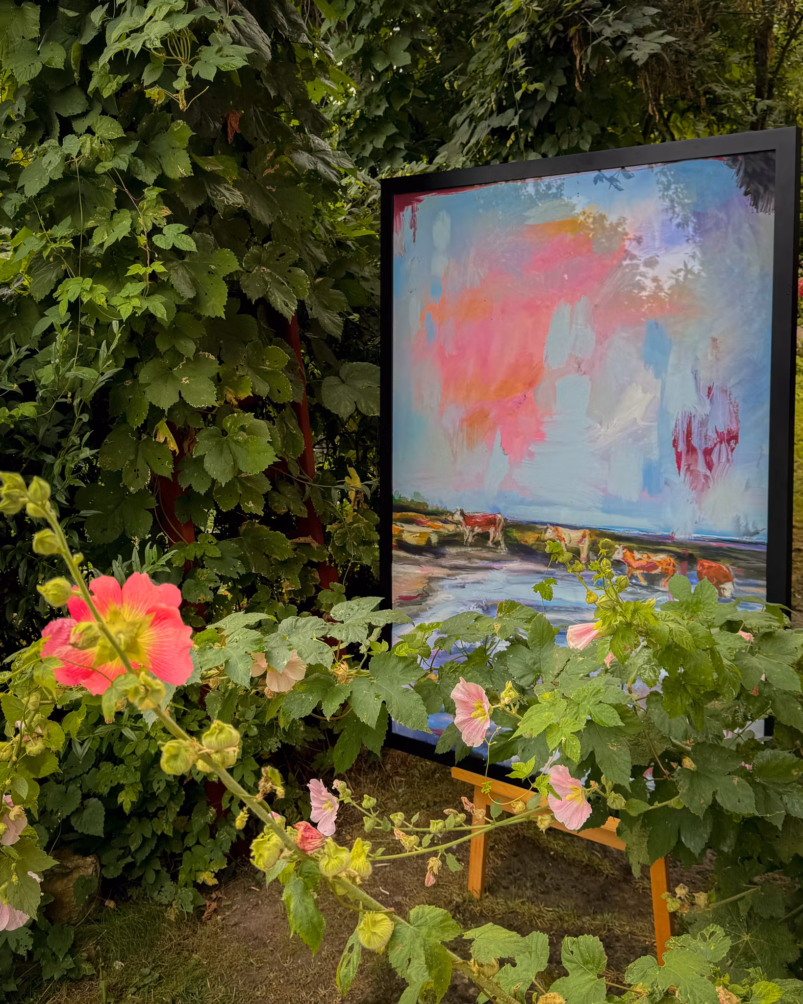 Kossorna  - Originalmålning av Jessica Jämting 100x140 cm