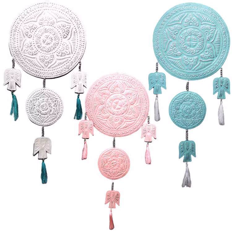 Mobil Ängel i Aluminium Vit